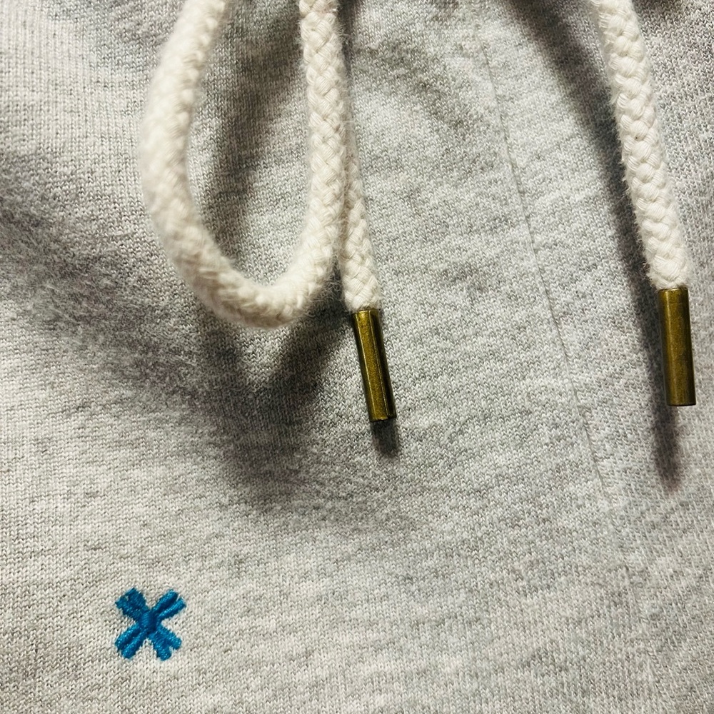 THE GREAT. Classic Grey Embroidered Sweatsuit - Picture 13 of 13